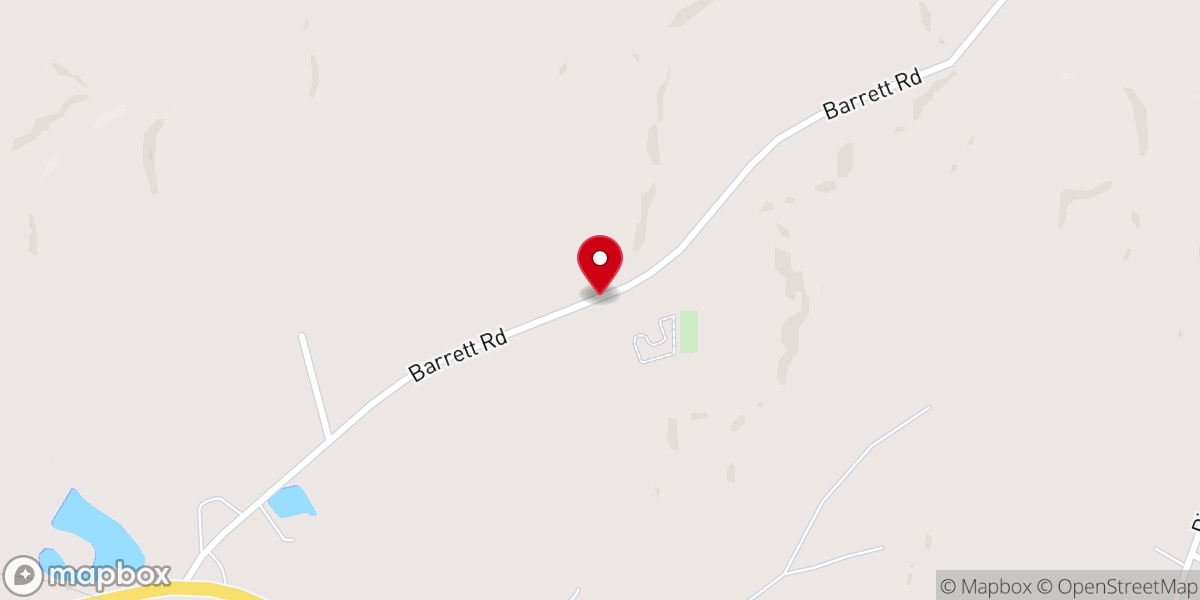 Map showing location of Oakhurst Baptist Pastorium