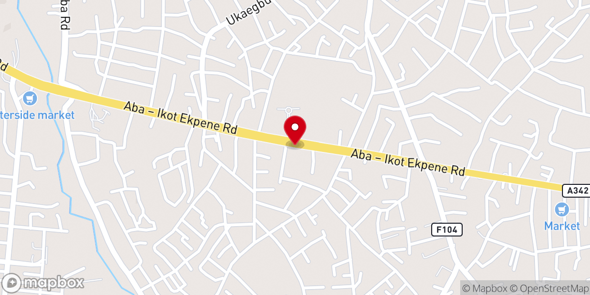 Map showing location of Living Word Ministries Inc