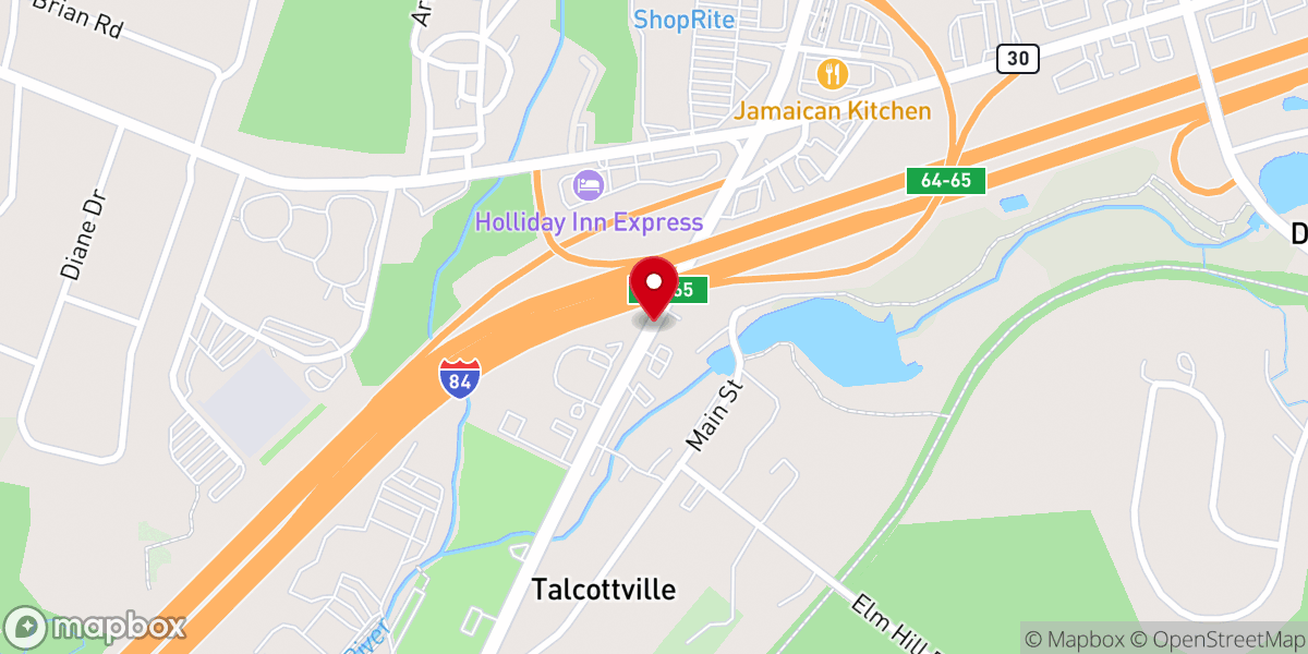 Map showing location of MT Calvary Deliverance Ministry