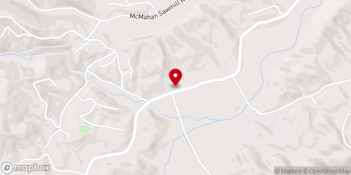 Map showing location of Laurel Grove Church