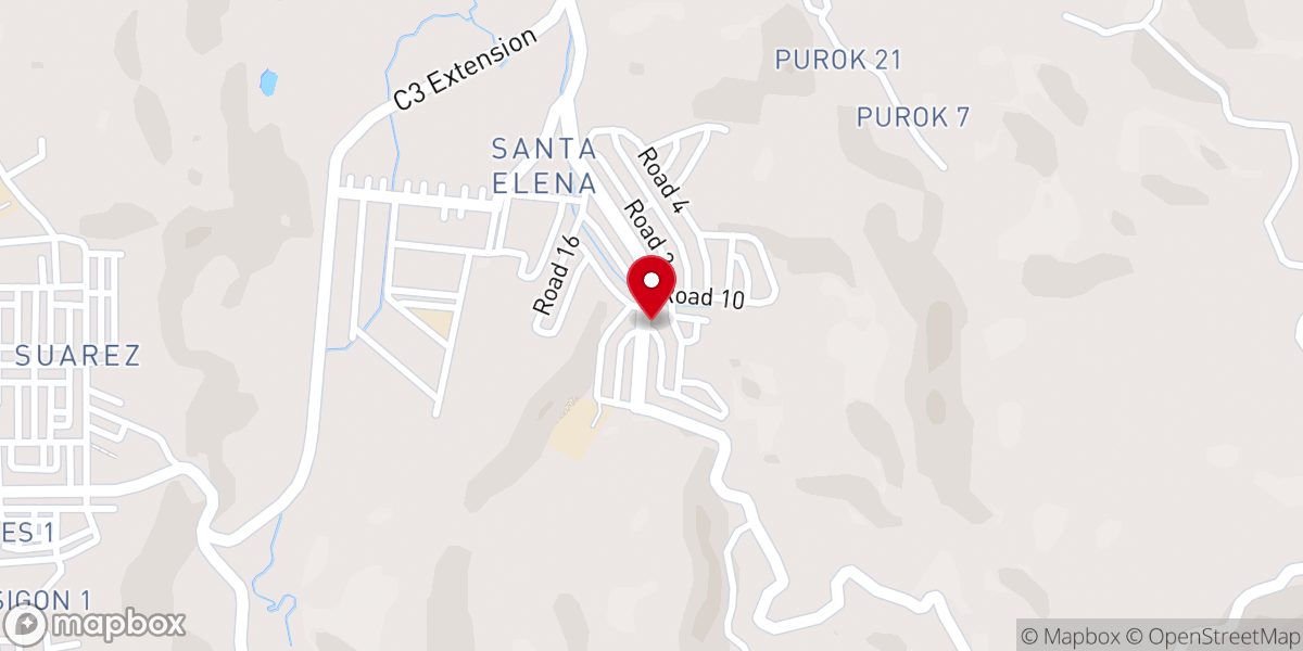 Map showing location of Catholic Faith Center