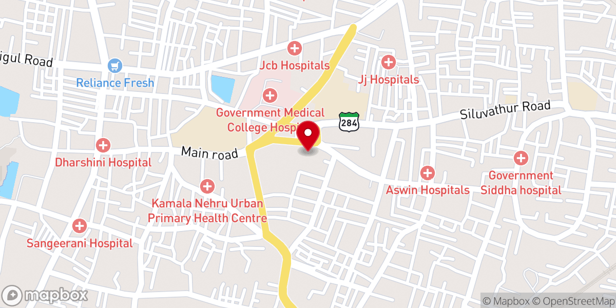Map showing location of CSI Church Ground