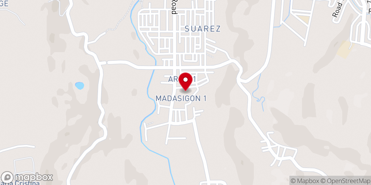 Map showing location of St. Vincent Ferrer Parish Church