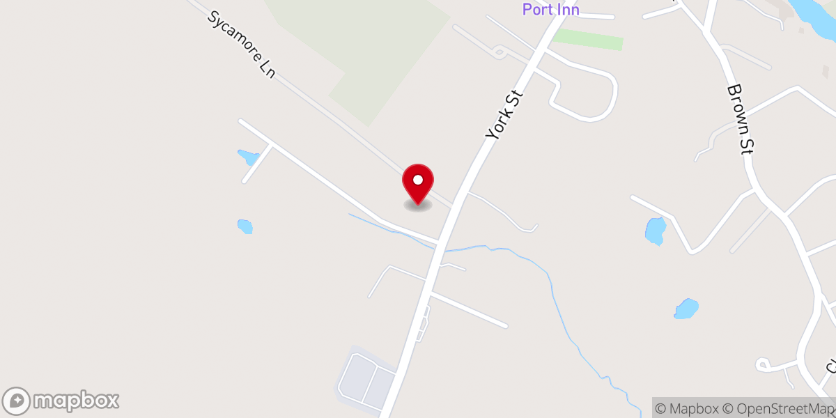 Map showing location of First Church of Christ, Scientist, Kennebunk, ME