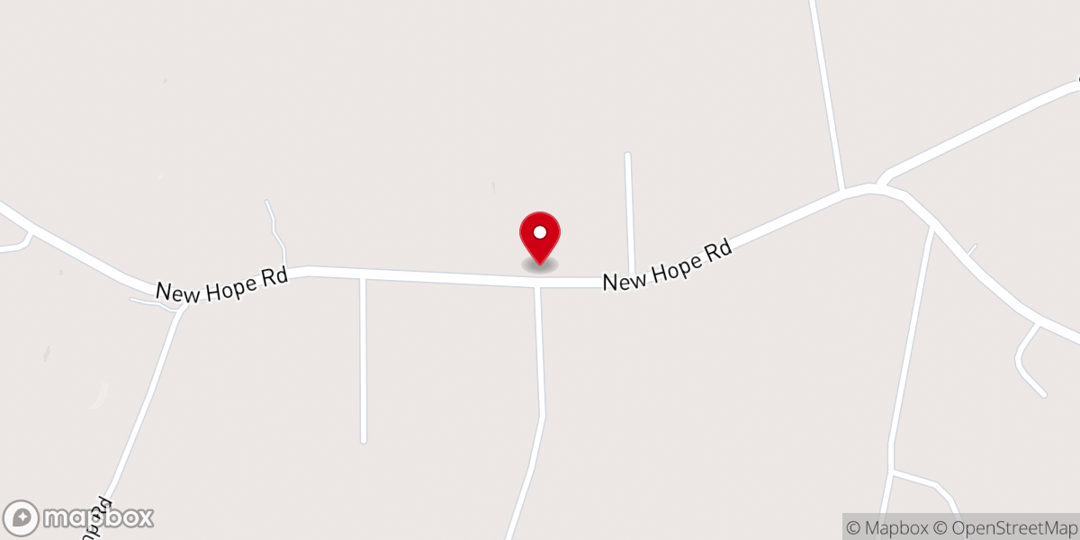 Map showing location of Hope and Freedom Ministries