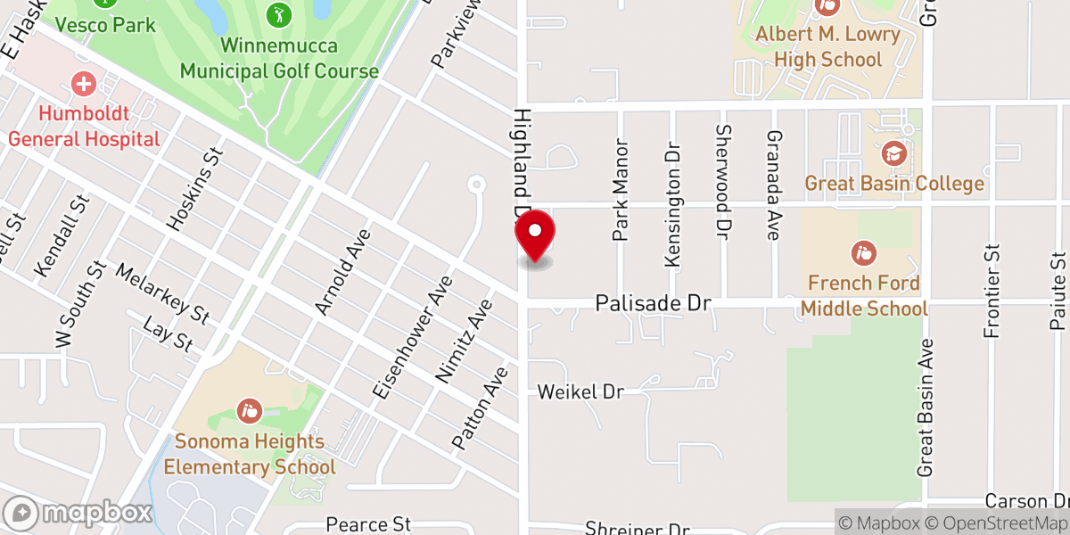 Map showing location of Zion Lutheran Church