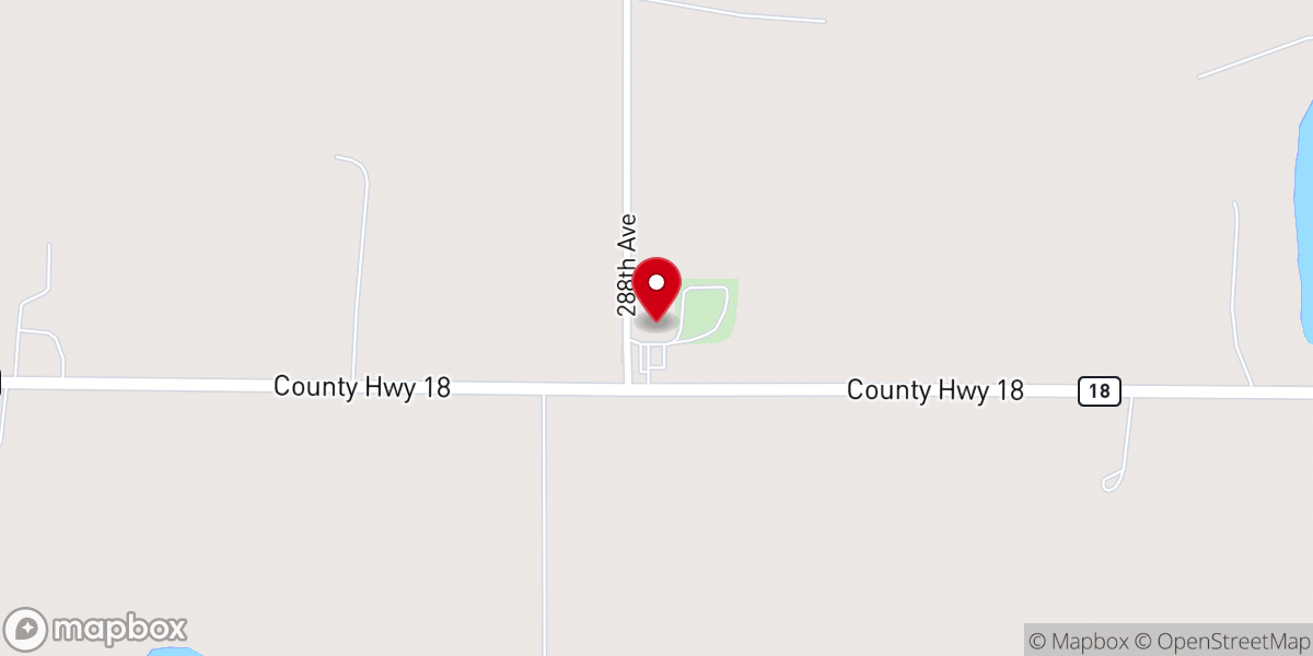 Map showing location of Messiah Lutheran Church