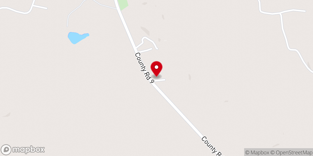 Map showing location of John the Baptist Church