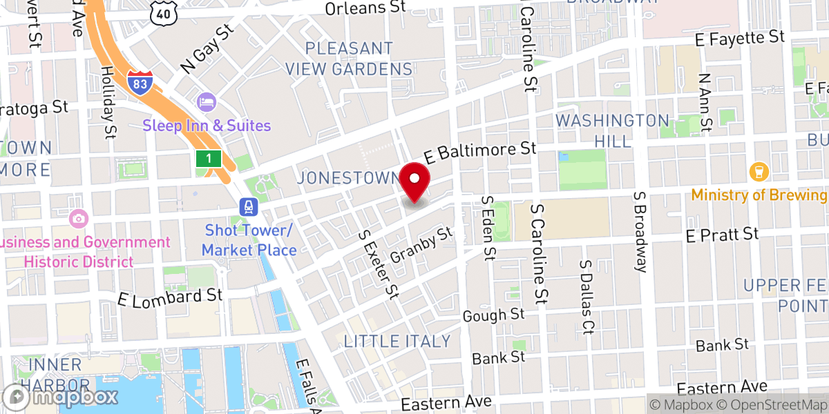 Map showing location of Bnai Israel Congregation Carroll County