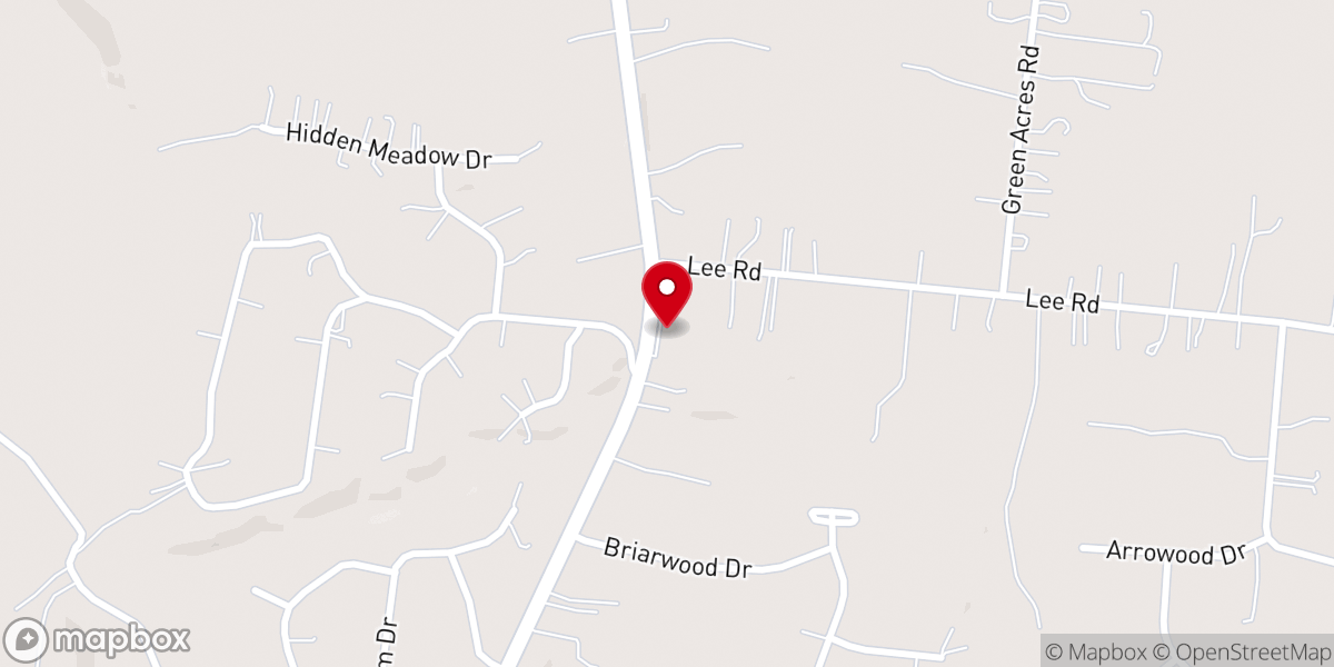 Map showing location of Grace Community Fellowship