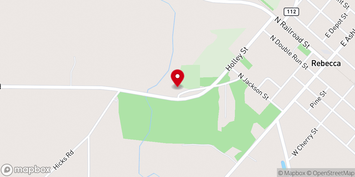 Map showing location of Pleasant Hill Missionary Baptist Church