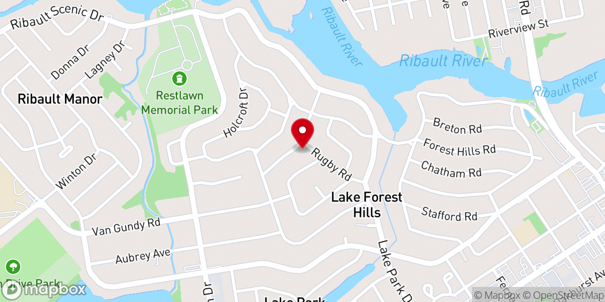 Map showing location of Keys to the Kingdom Ministries