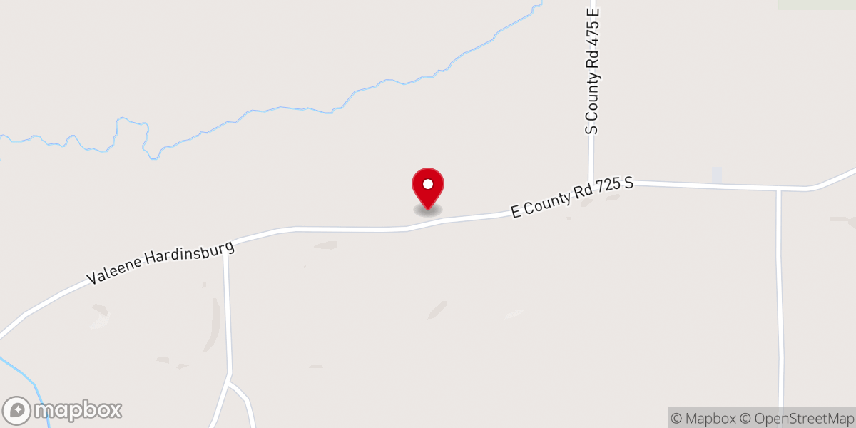 Map showing location of Rock Springs Church