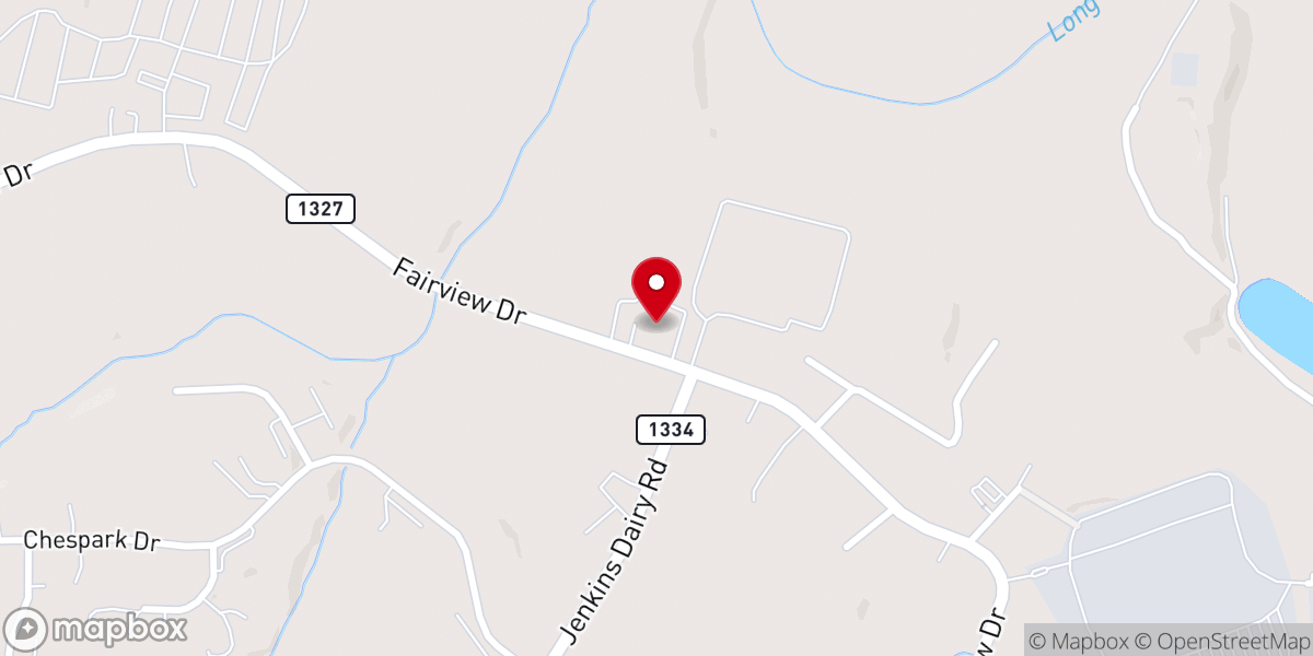 Map showing location of City Church Fairview Campus