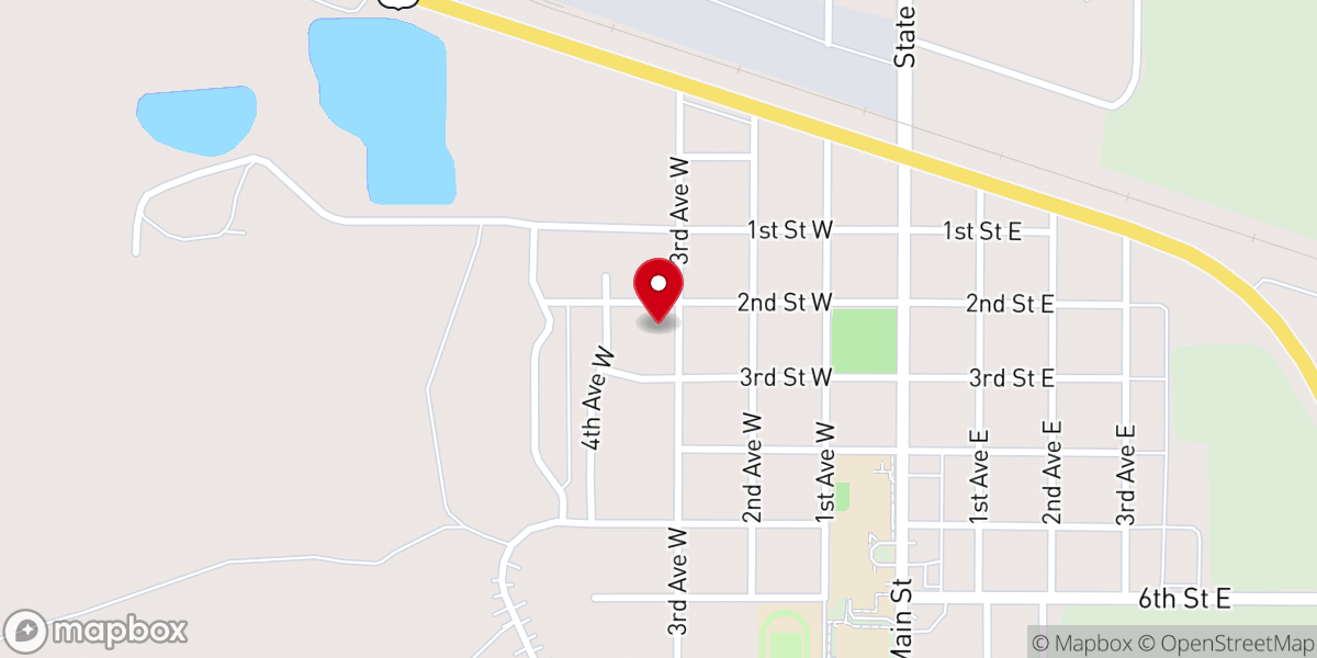 Map showing location of St. Peter's Episcopal Church