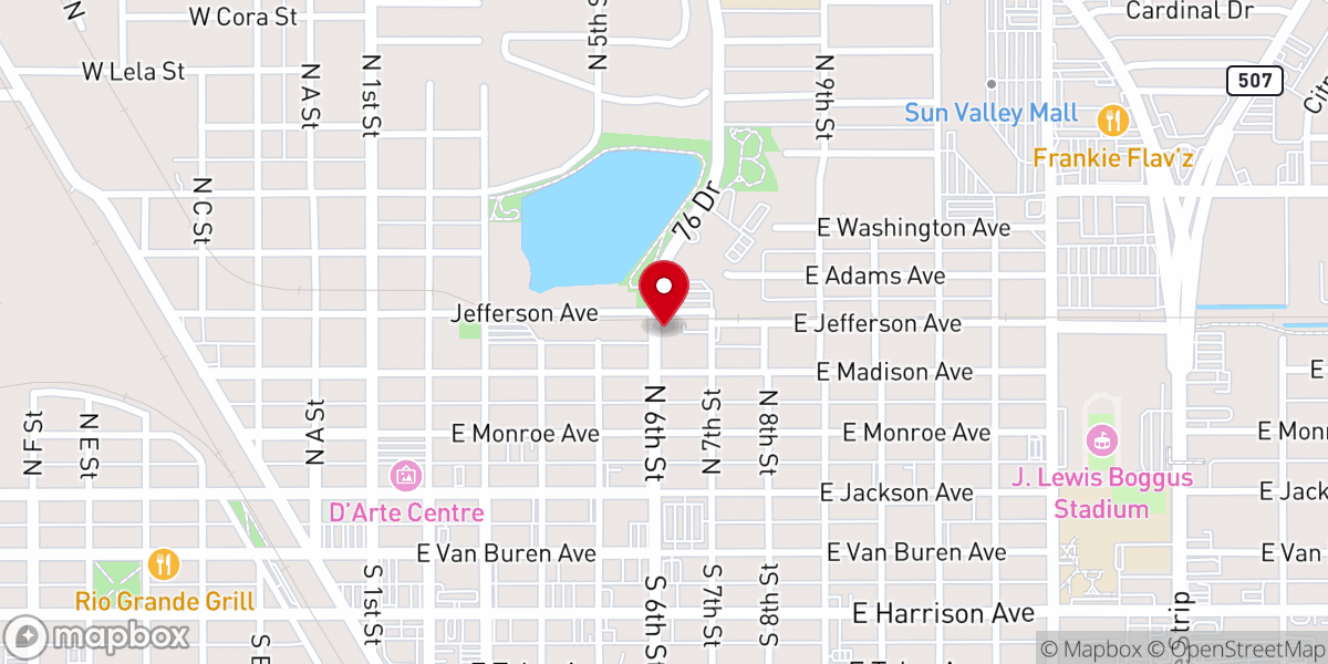 Map showing location of Connect Point United Pentecostal Church