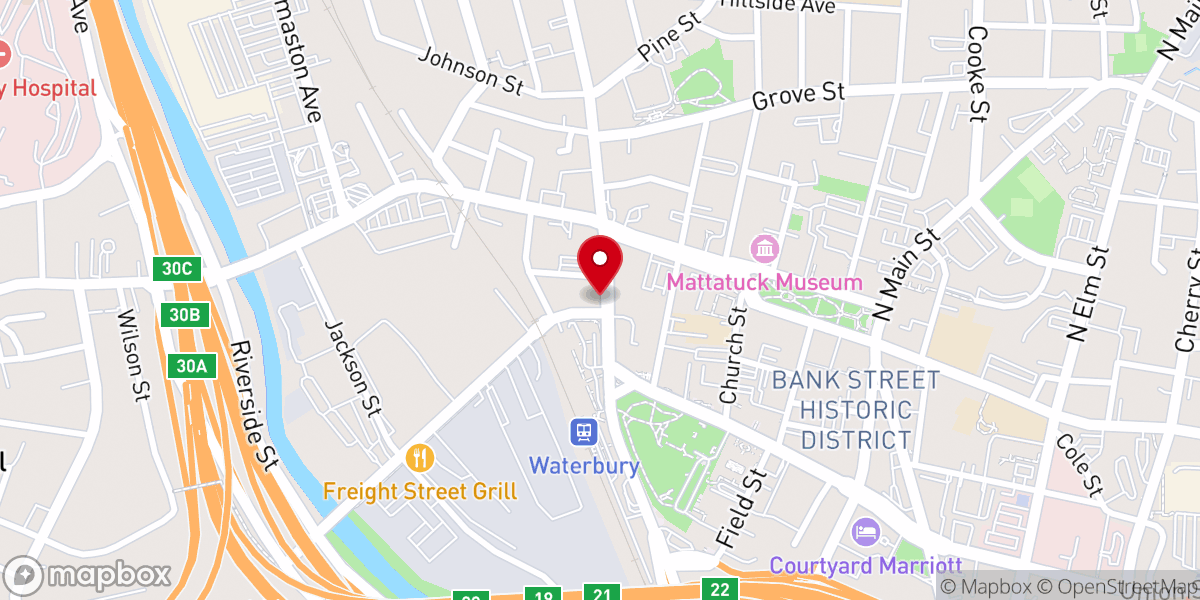 Map showing location of Truth Church