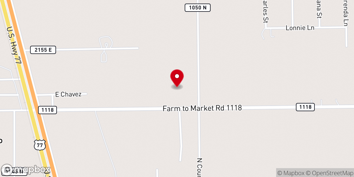 Map showing location of King Star Missionary Baptist Church