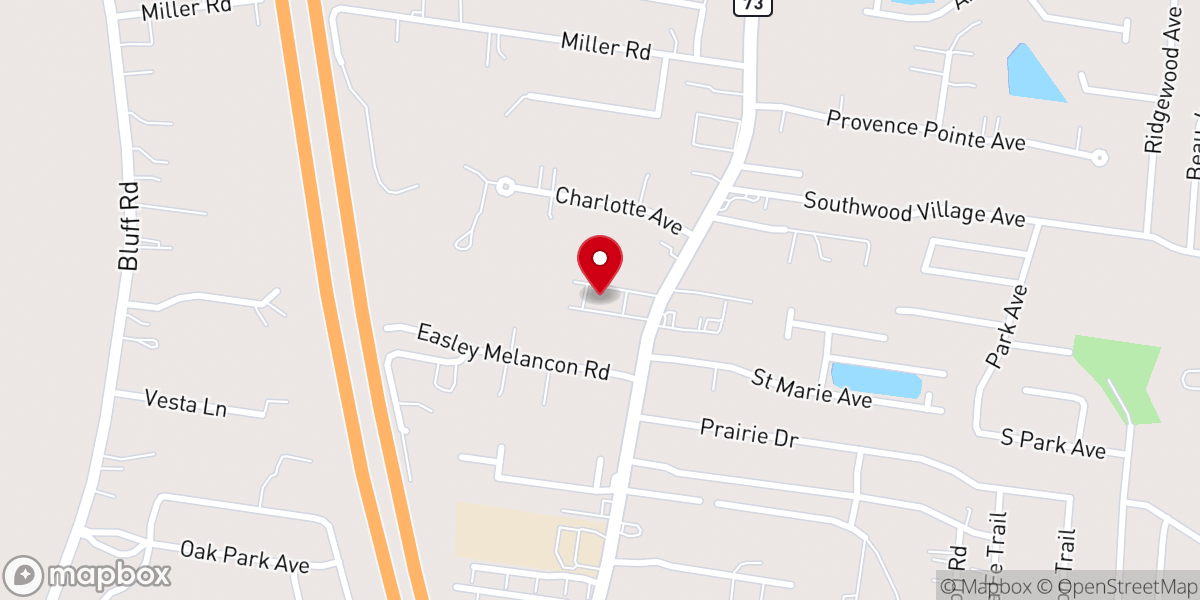 Map showing location of Fellowship Church Inc