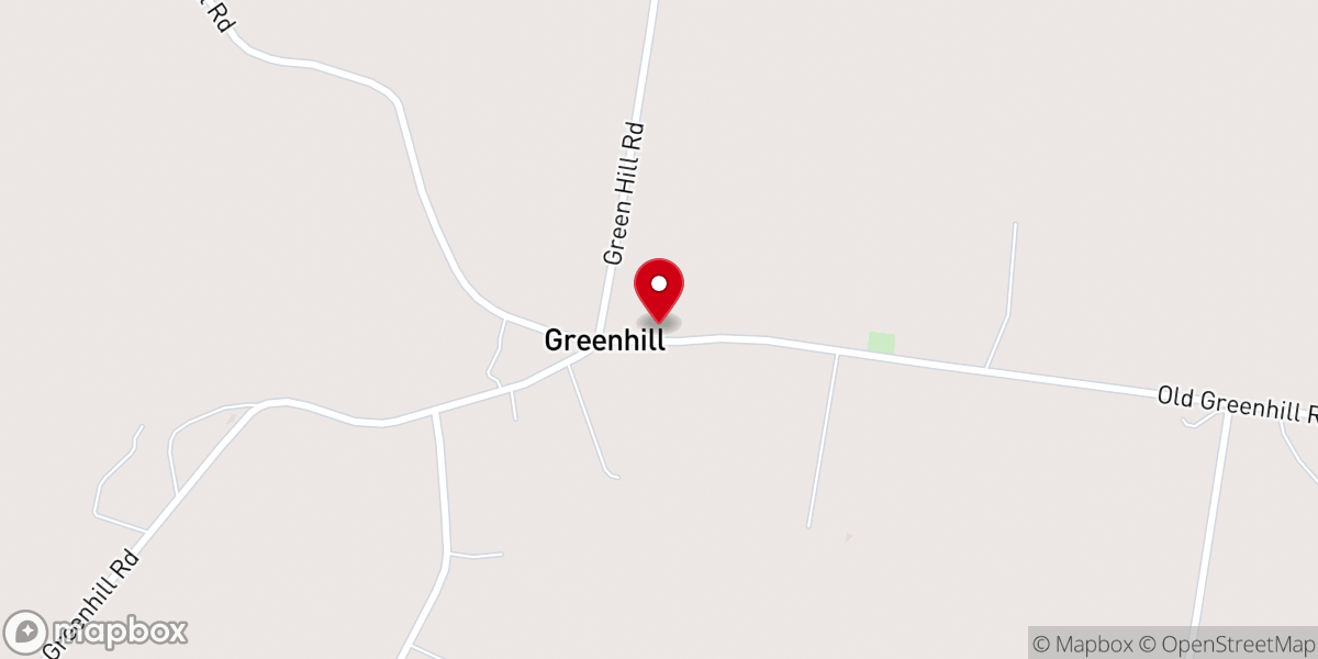 Map showing location of Greenhill Church