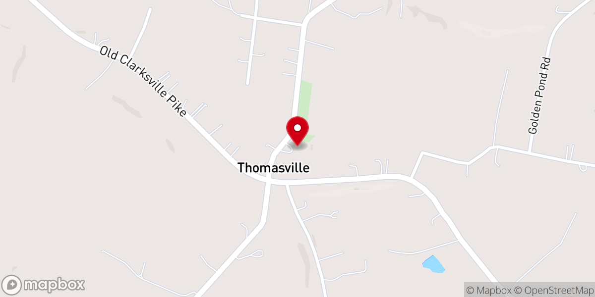 Map showing location of Mallory's Church