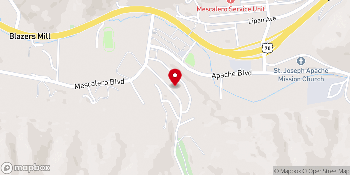 Map showing location of Calvery Victory Family Worship Center