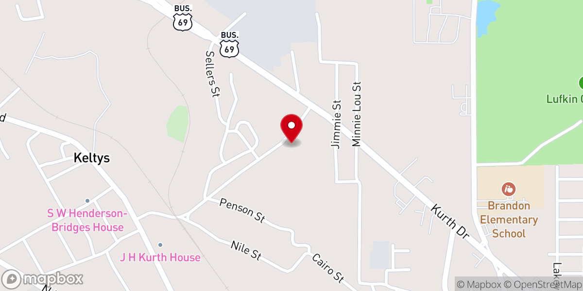 Map showing location of Prevailer Ministries Inc