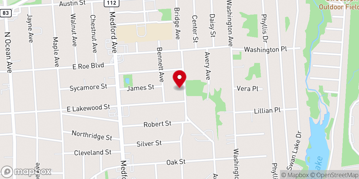 Map showing location of Grace Gospel Church