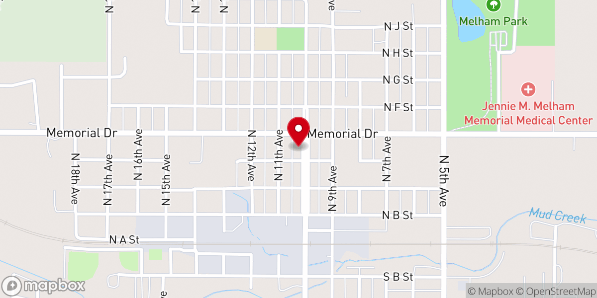 Map showing location of Faith Bible Fellowship