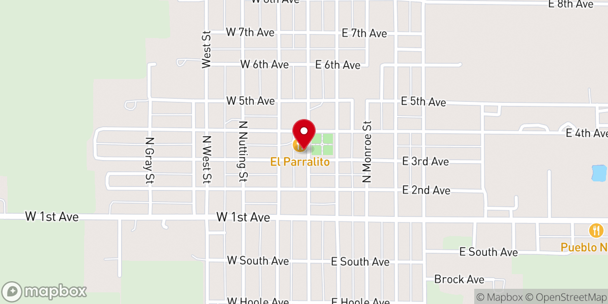 Map showing location of St John Homecoming Hall & Museum
