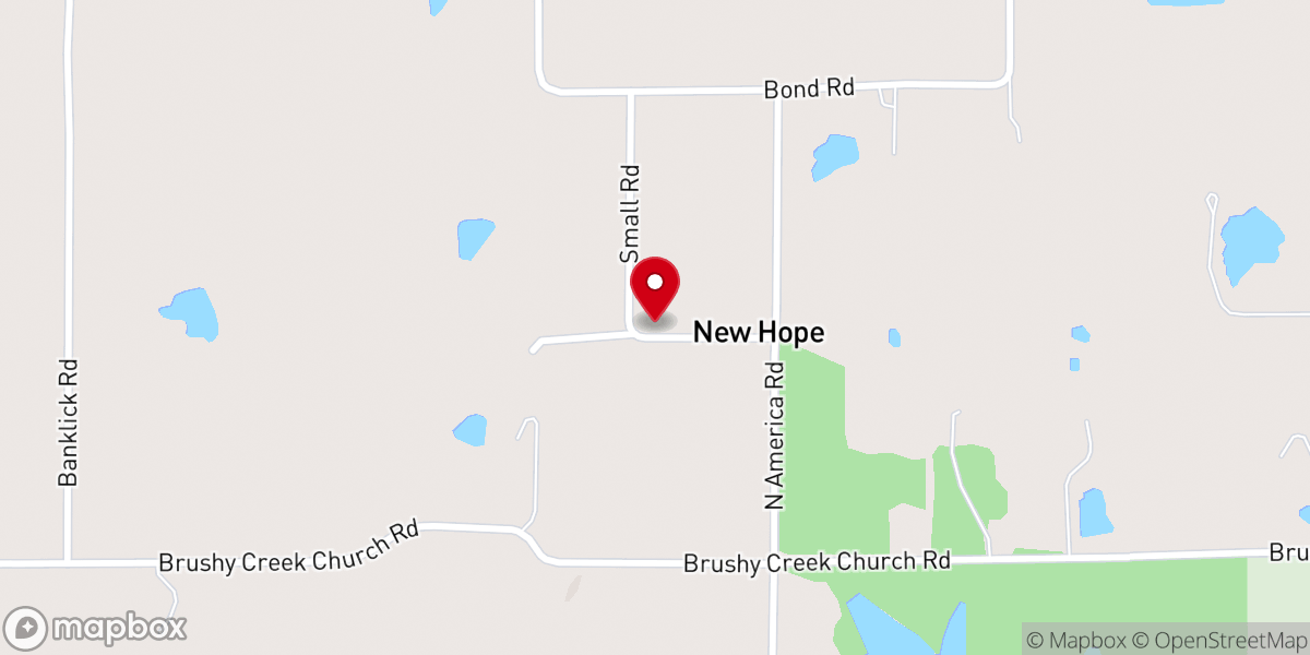 Map showing location of Smart Chapel