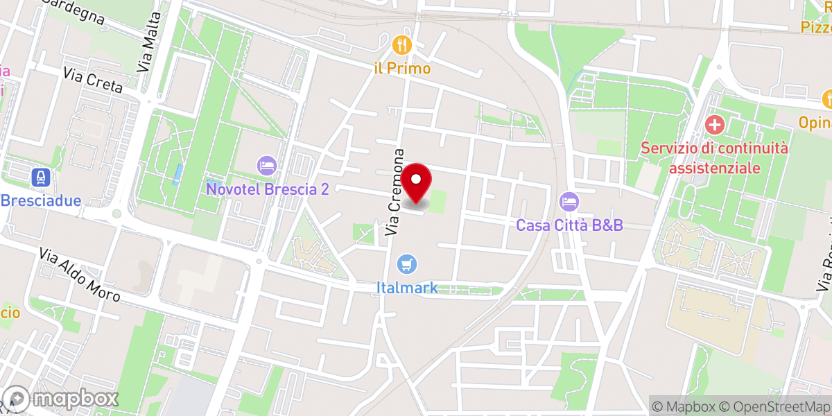 Map showing location of Parrocchia Santa Maria della Vittoria