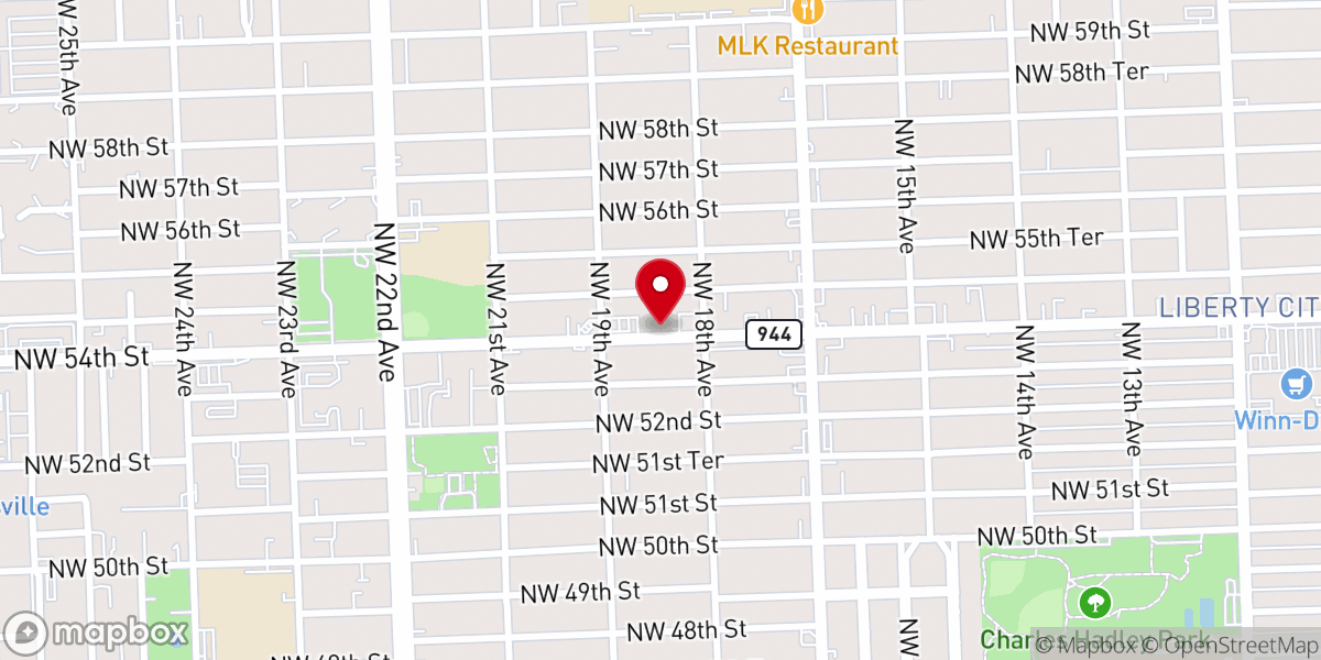 Map showing location of The Church of the Incarnation