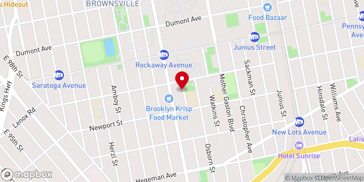 Map showing location of Christ Fellowship Worship Center Inc