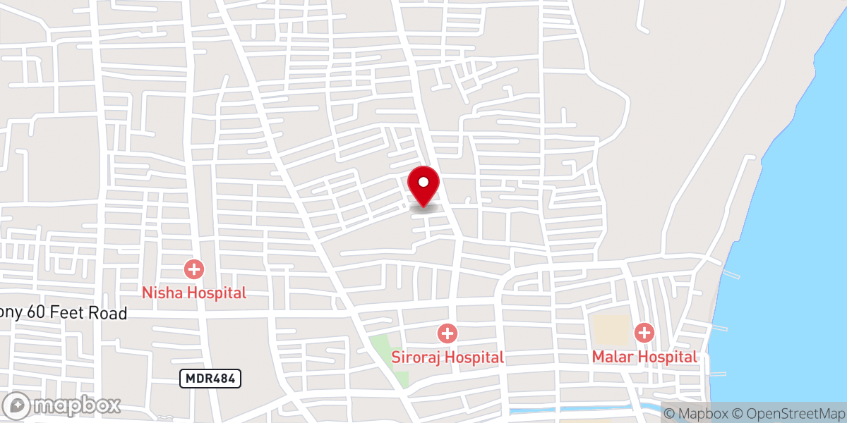 Map showing location of Rehoboth Evangelical Mission