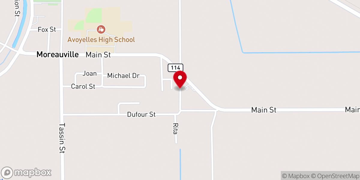 Map showing location of Our Lady of Sorrows Catholic Church