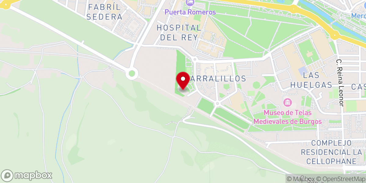Map showing location of Iglesia Ortodoxa Rumana Santos Apóstoles Pedro y Pablo