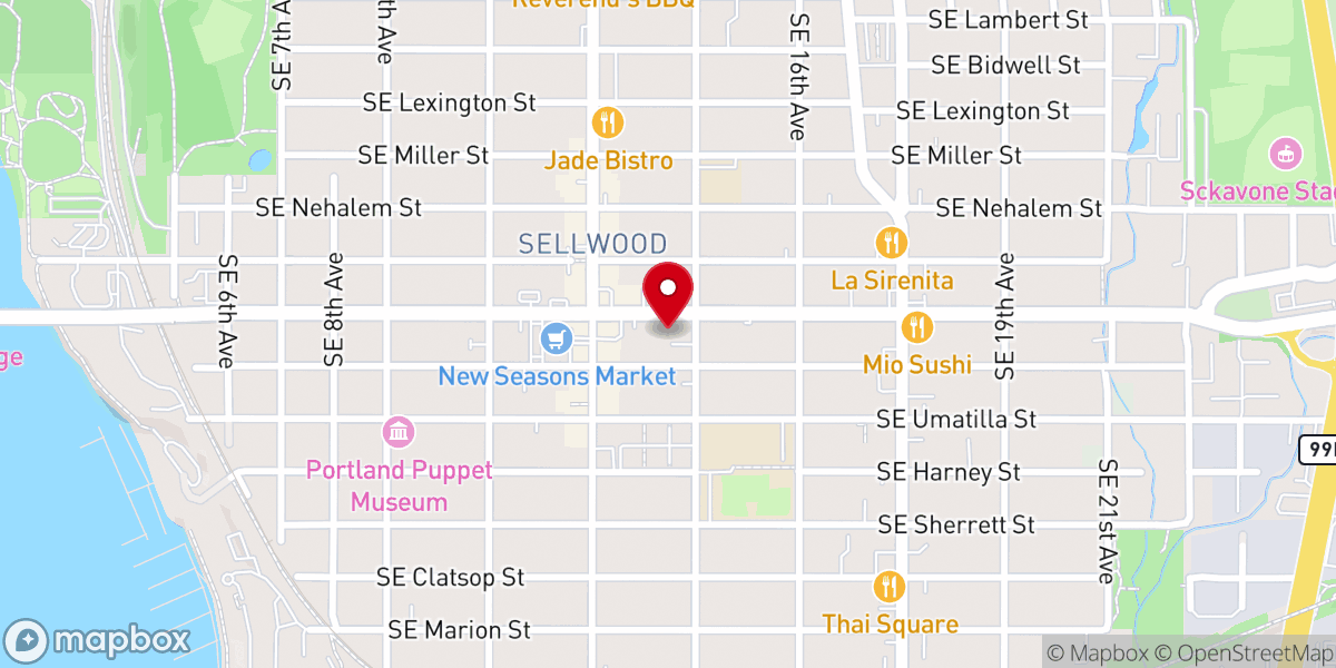 Map showing location of St. Antonious Coptic Orthodox Church