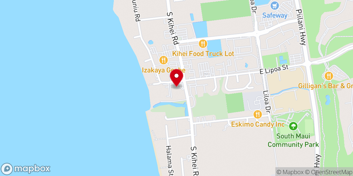 Map showing location of Maui Mission