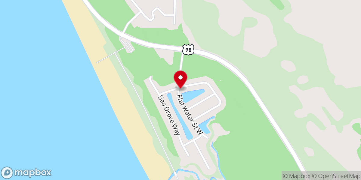 Map showing location of WindMark Beach by D.R. Horton