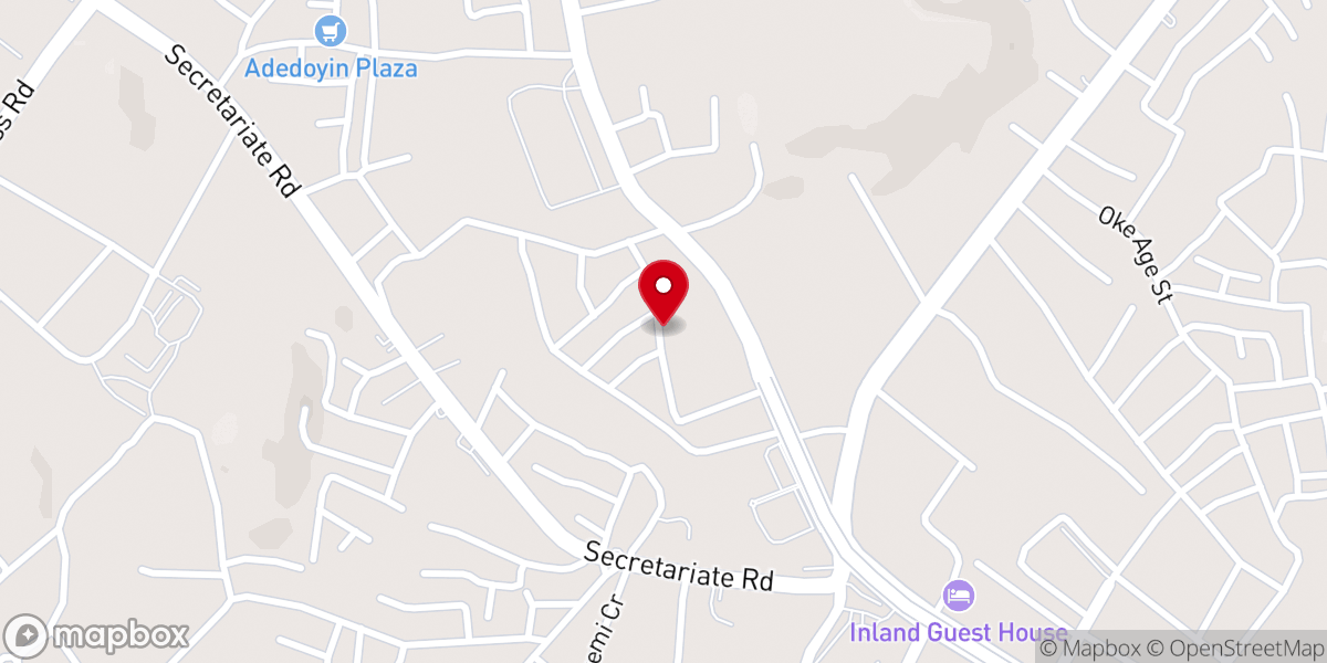 Map showing location of RCCG Signs and Wonder