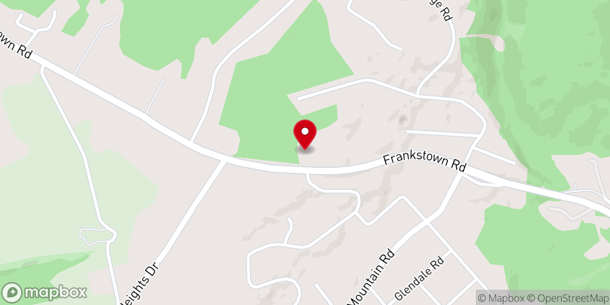 Map showing location of Westminster Orthodox Presbyterian Church