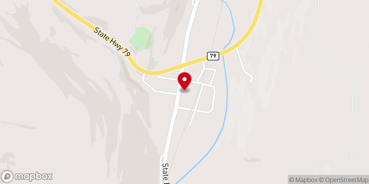 Map showing location of Richford Congregational Church