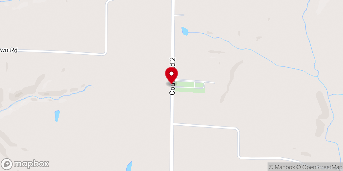 Map showing location of Wiley Evangelical Lutheran Church