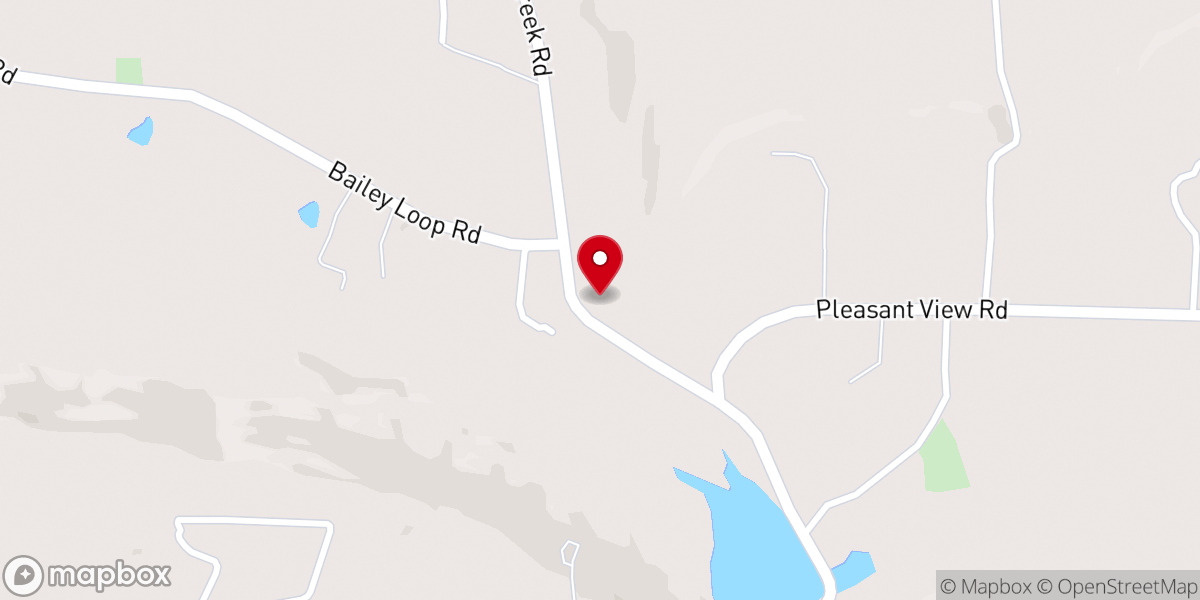 Map showing location of Mill Creek Church of Christ