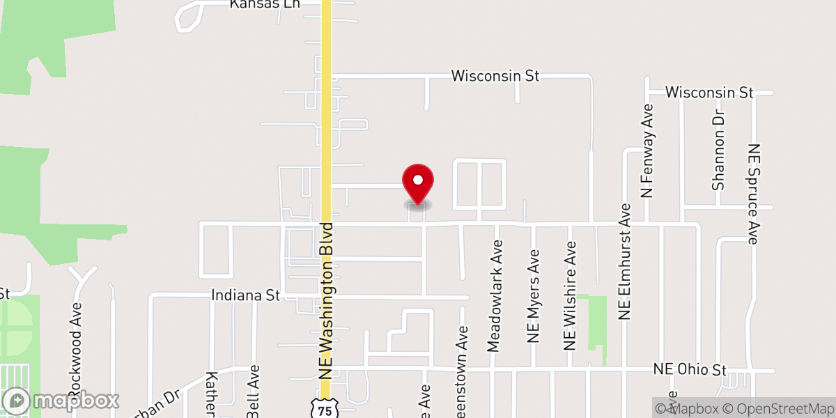 Map showing location of Truth Church of Bartlesville