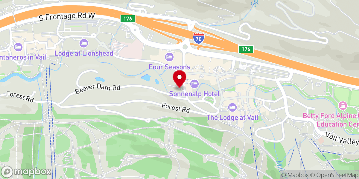 Map showing location of Episcopal Church of the Transfiguration
