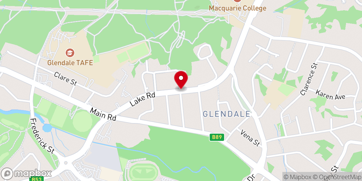 Map showing location of Grace Evangelical Church Newcastle Inc.