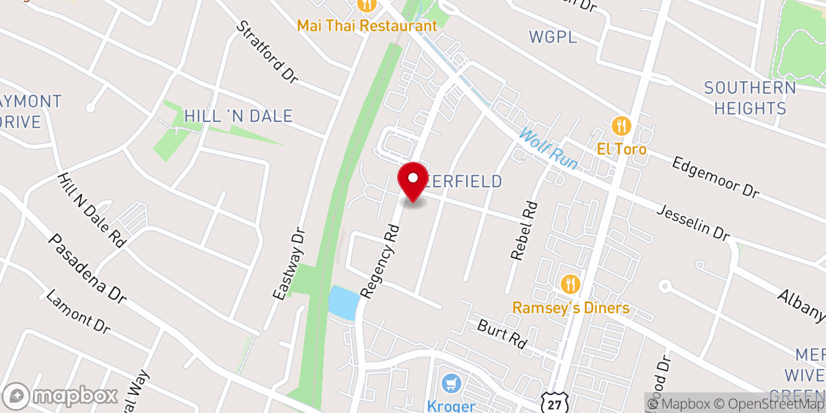 Map showing location of LexCity Church