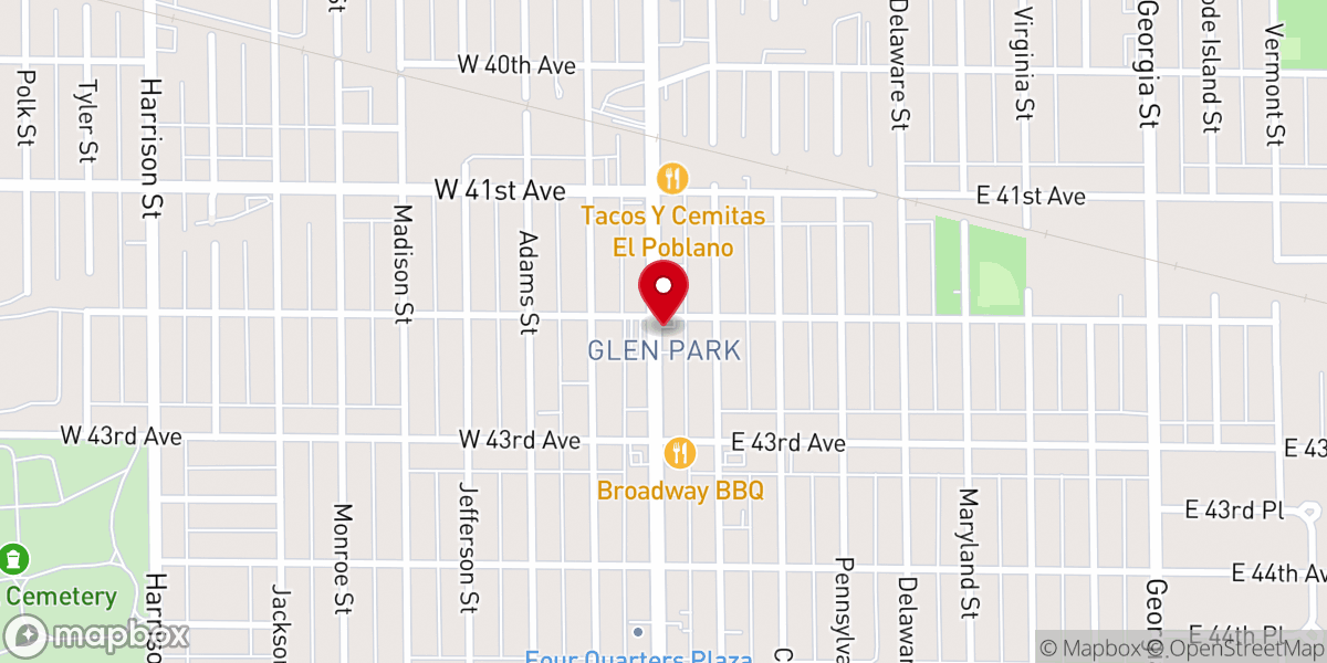 Map showing location of Saint Jude Deliverance Church